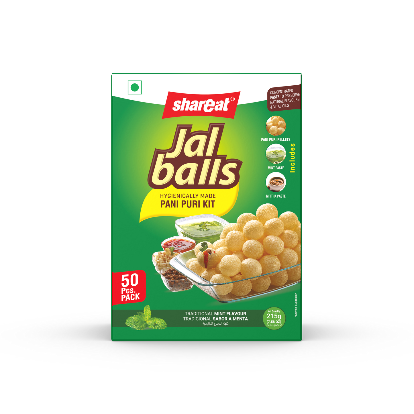 Party Pack - Whole Wheat Paini Puri and Ragi Pani Puri with Different Pani makers, Minimos, & Jall Ball Mint Kit