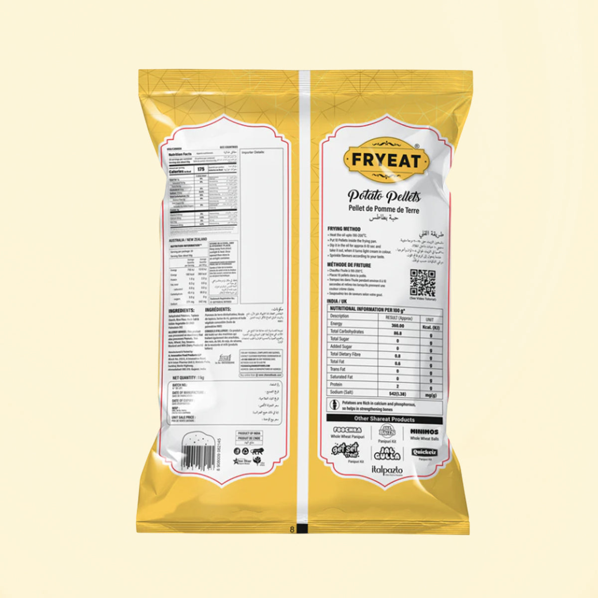 Fryeat Spiral Potato Pellets