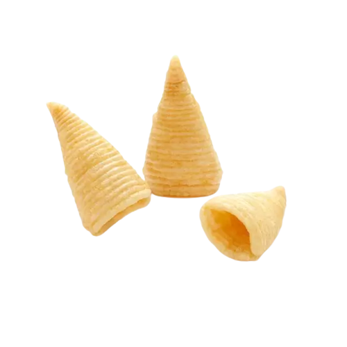 Delicious and crispy corn cones snack pallets, perfect for frying up and serving as a tasty snack. Made from high-quality corn and ready to cook, these snack pallets are a great choice for any occasion. Enjoy the satisfying crunch and flavor of these mouth-watering treats, perfect for sharing with friends and family. Get your hands on these irresistible corn cones snack pallets today!"