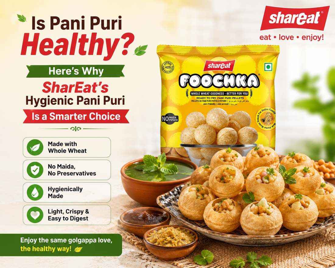 Is Pani Puri Healthy? Here's Why SharEat's Hygienic Pani Puri Is a Smarter Choice