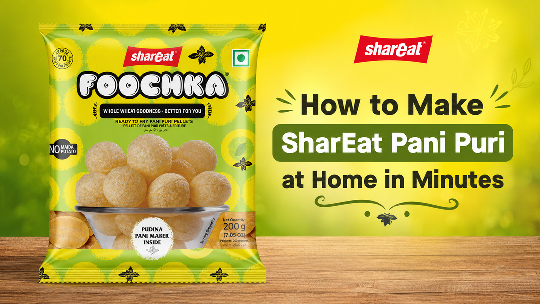 How to Make SharEat Pani Puri at Home in Minutes — Deep Fried, Air Fried, or Healthy, Your Choice