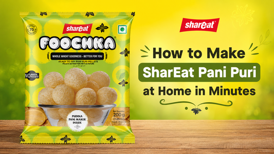 How to Make SharEat Pani Puri at Home in Minutes — Deep Fried, Air Fried, or Healthy, Your Choice