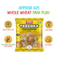Whole Wheat Pani Puri Raw Puris – 1kg Pack (Approx. 425 Puris)