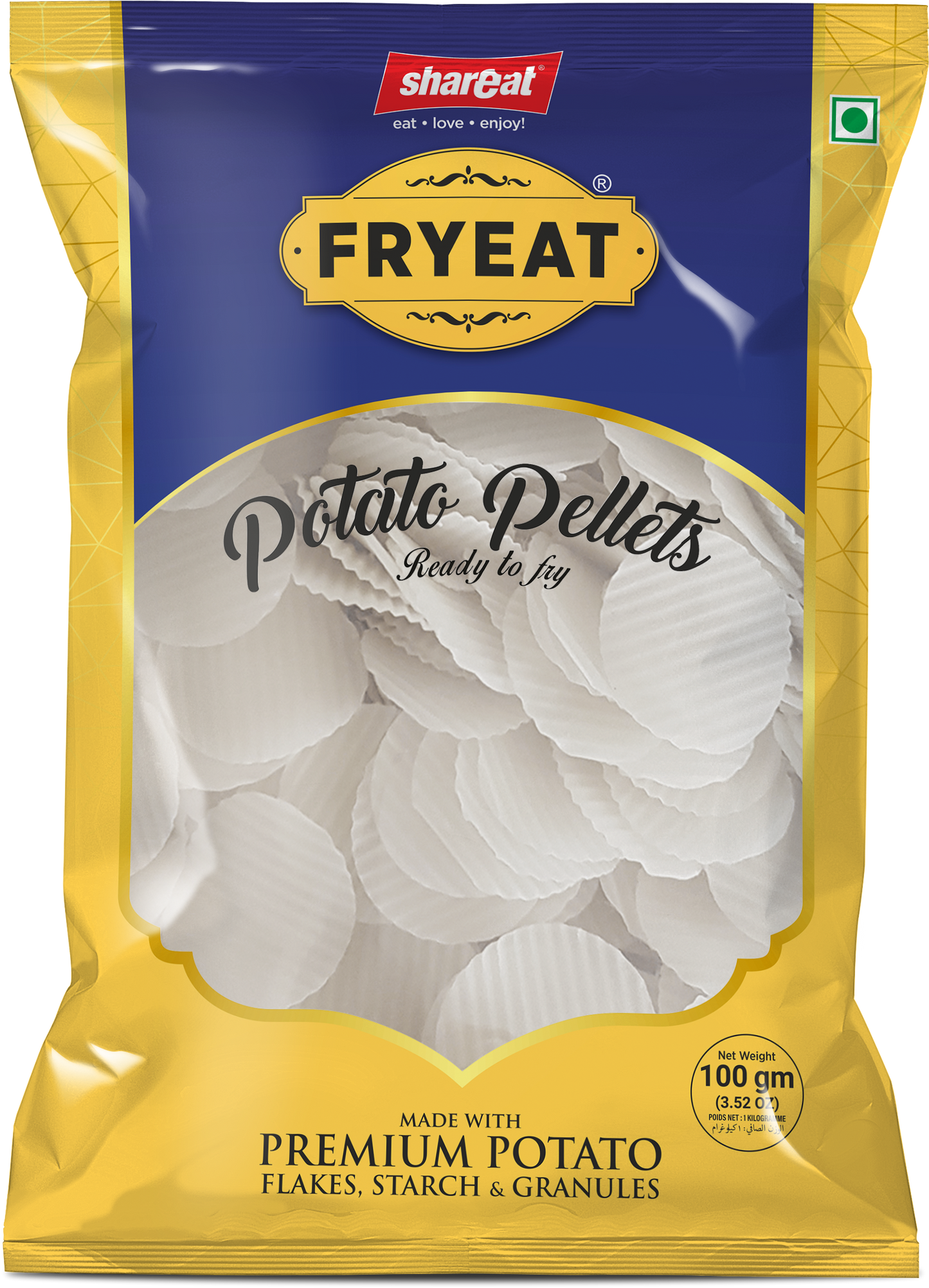 Potato Wavy Chips Pallets