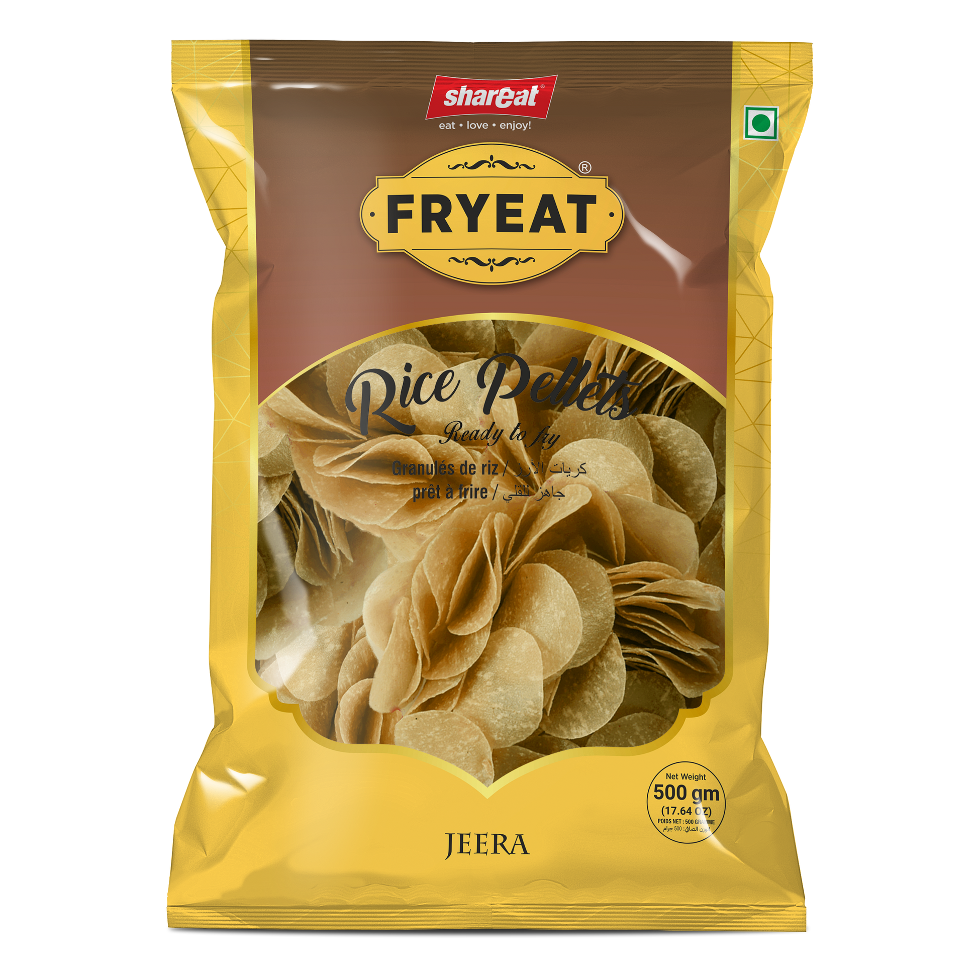 Shareat premium Jeera rice pellets for traditional Indian recipes