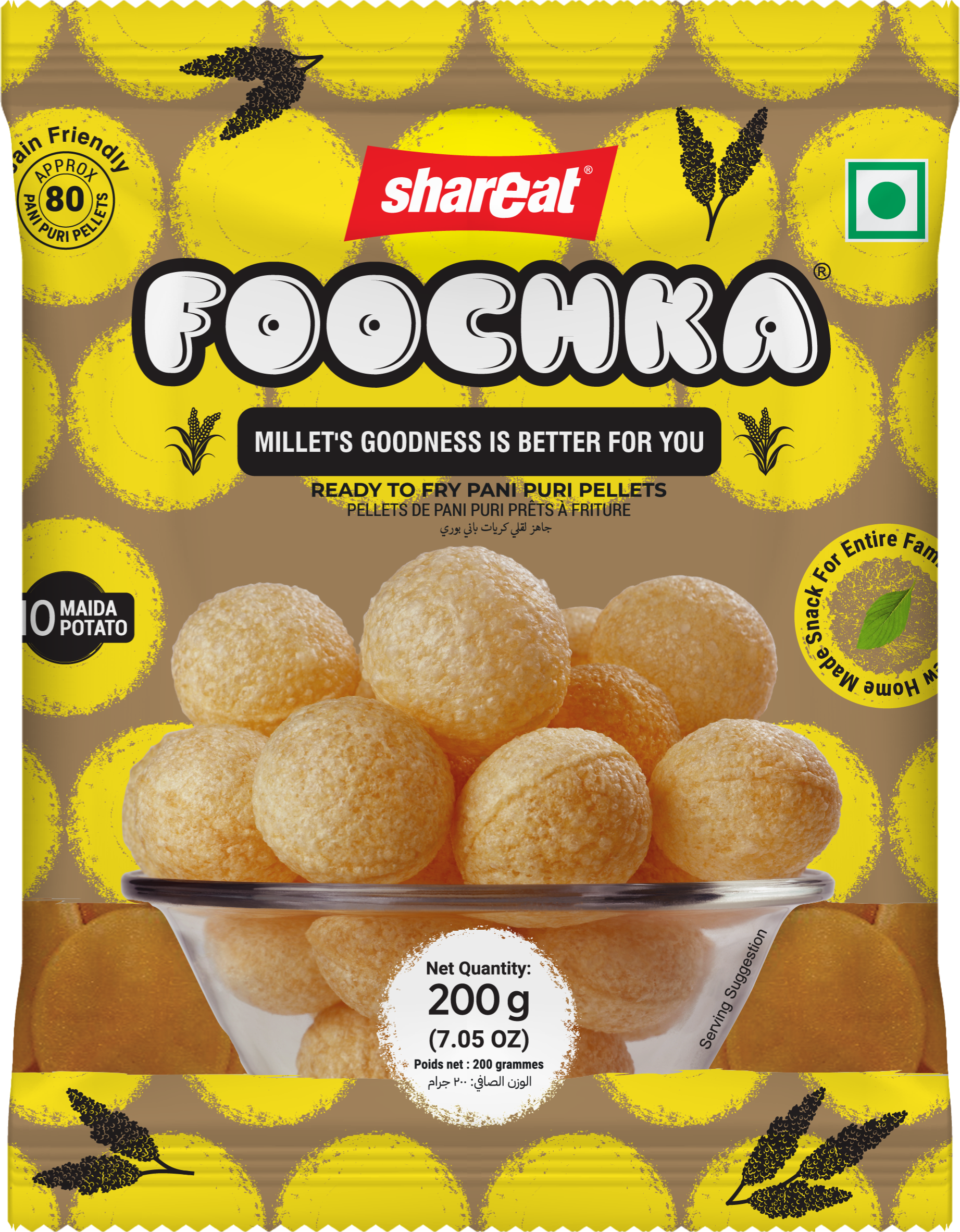 Shareat Millet Pani Puri with traditional taste and modern health trends