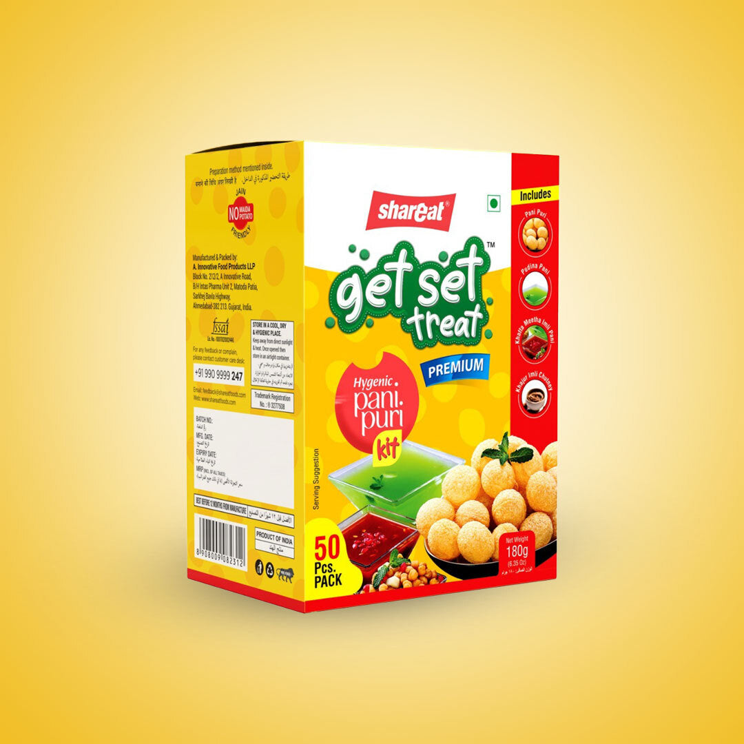 Shareat Kit with Pani Puri Pellets, Mint Pani, Chutney & Dates